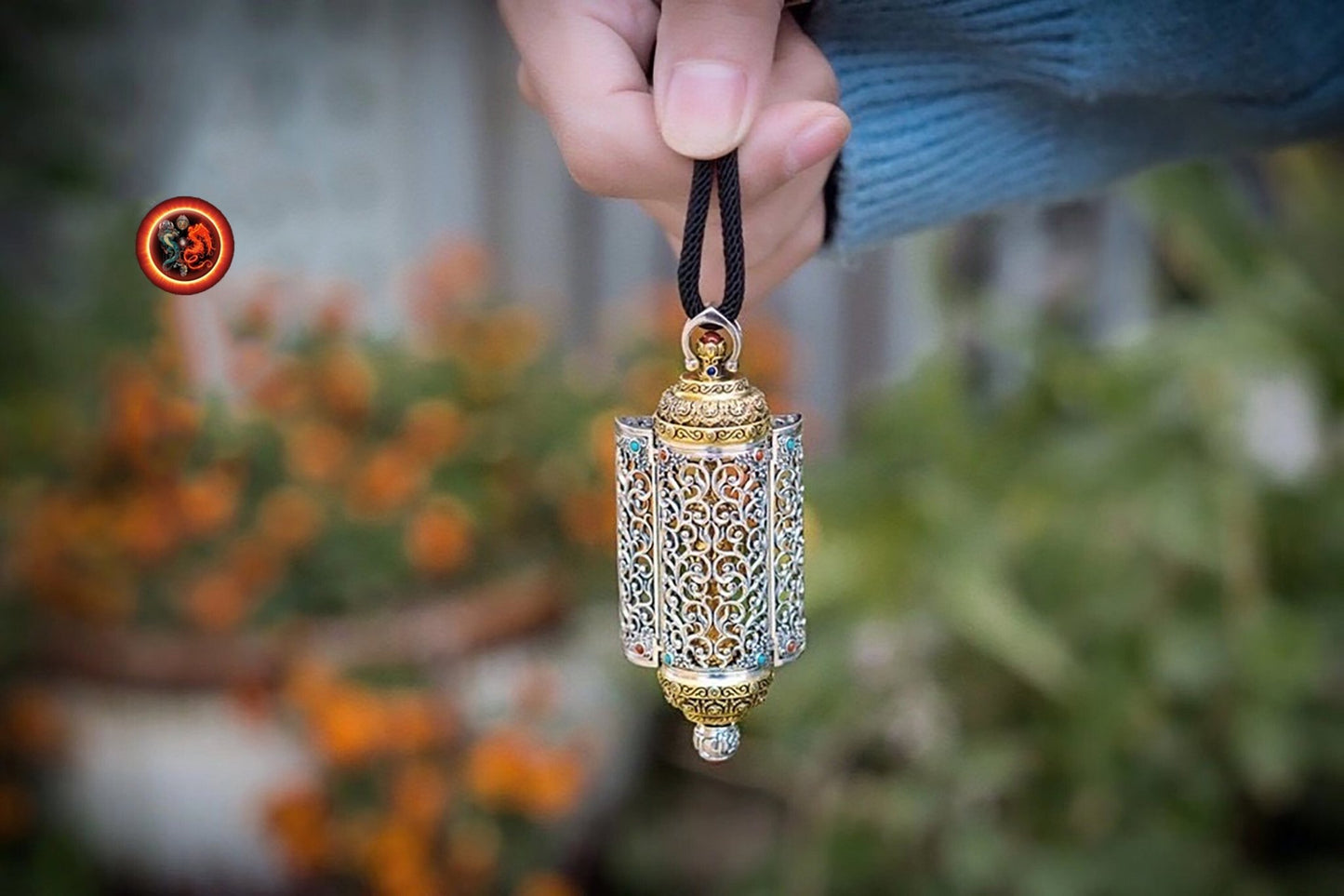 Pendentif bouddha- Ghau- Amitabha- Amitofo