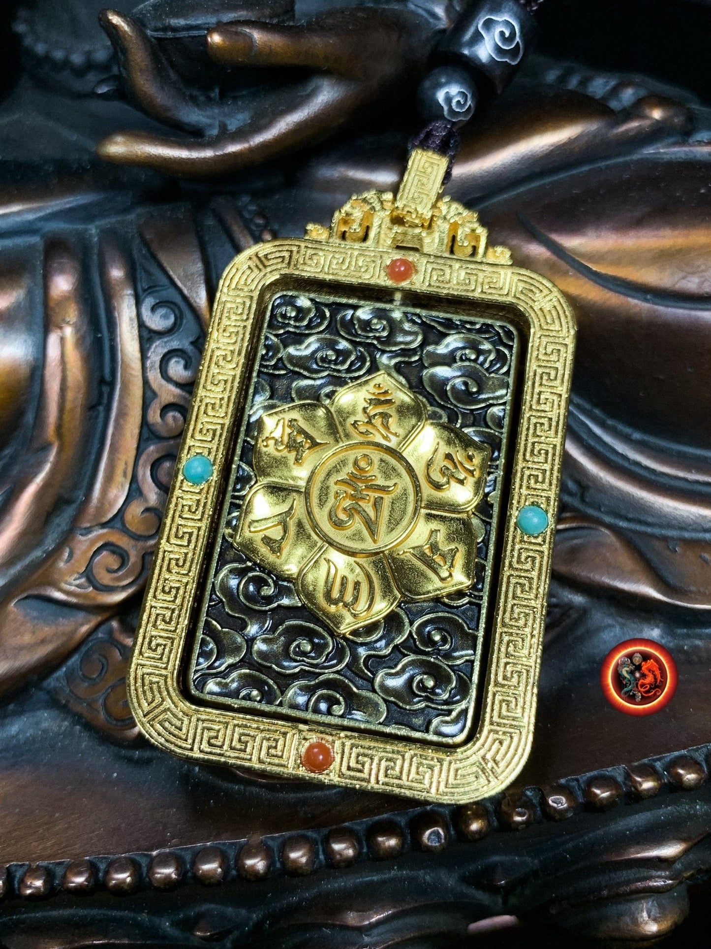 Pendentif bouddha- Bodhisattva Samantabhadra