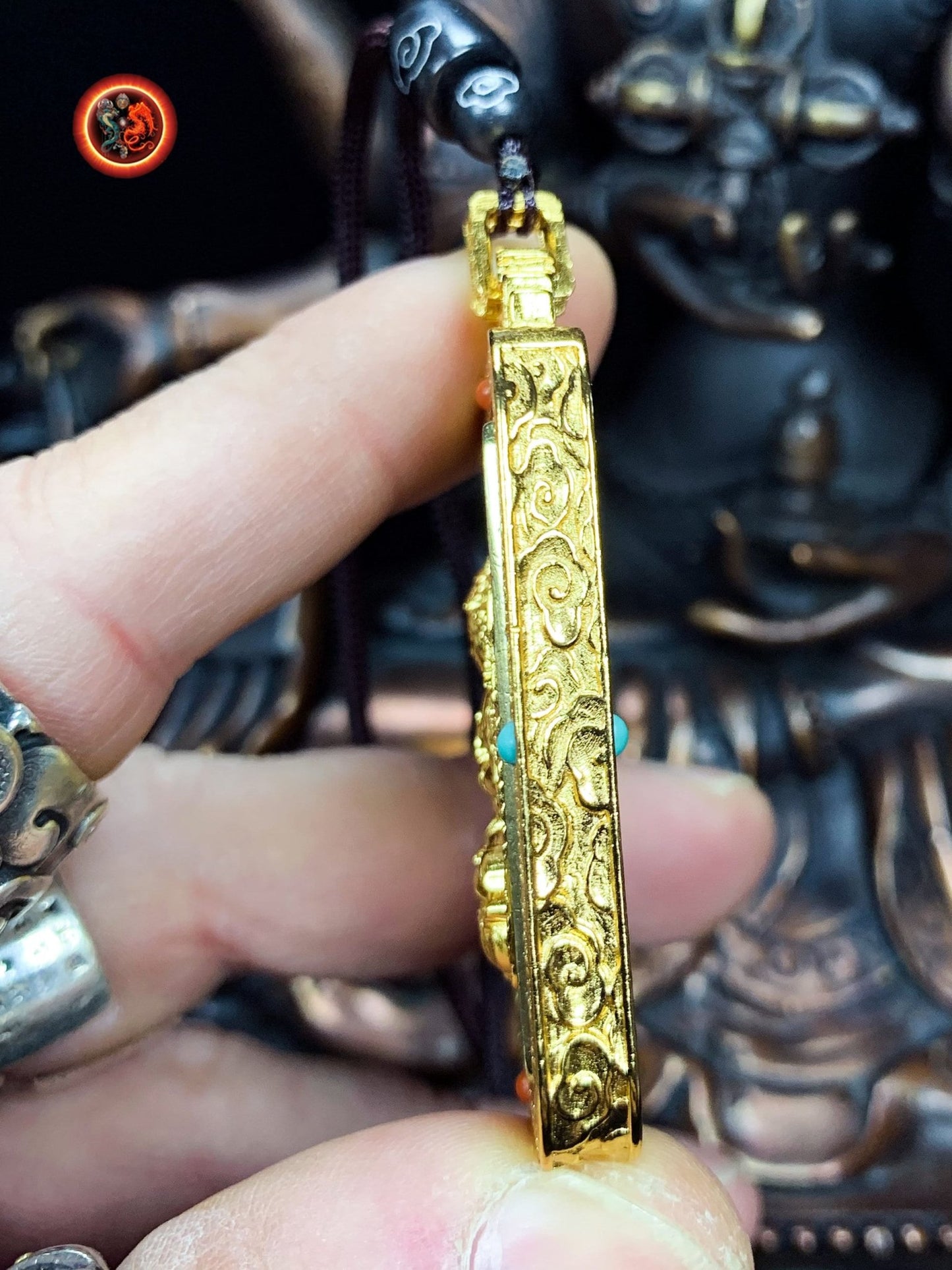 Pendentif bouddha- Bodhisattva Samantabhadra