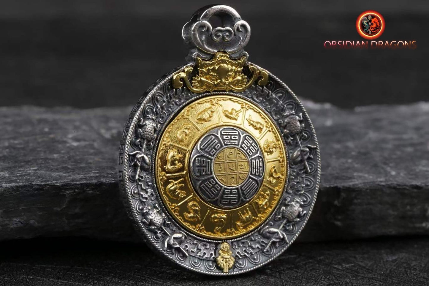 Amulette de protection bouddhiste- Argent 925