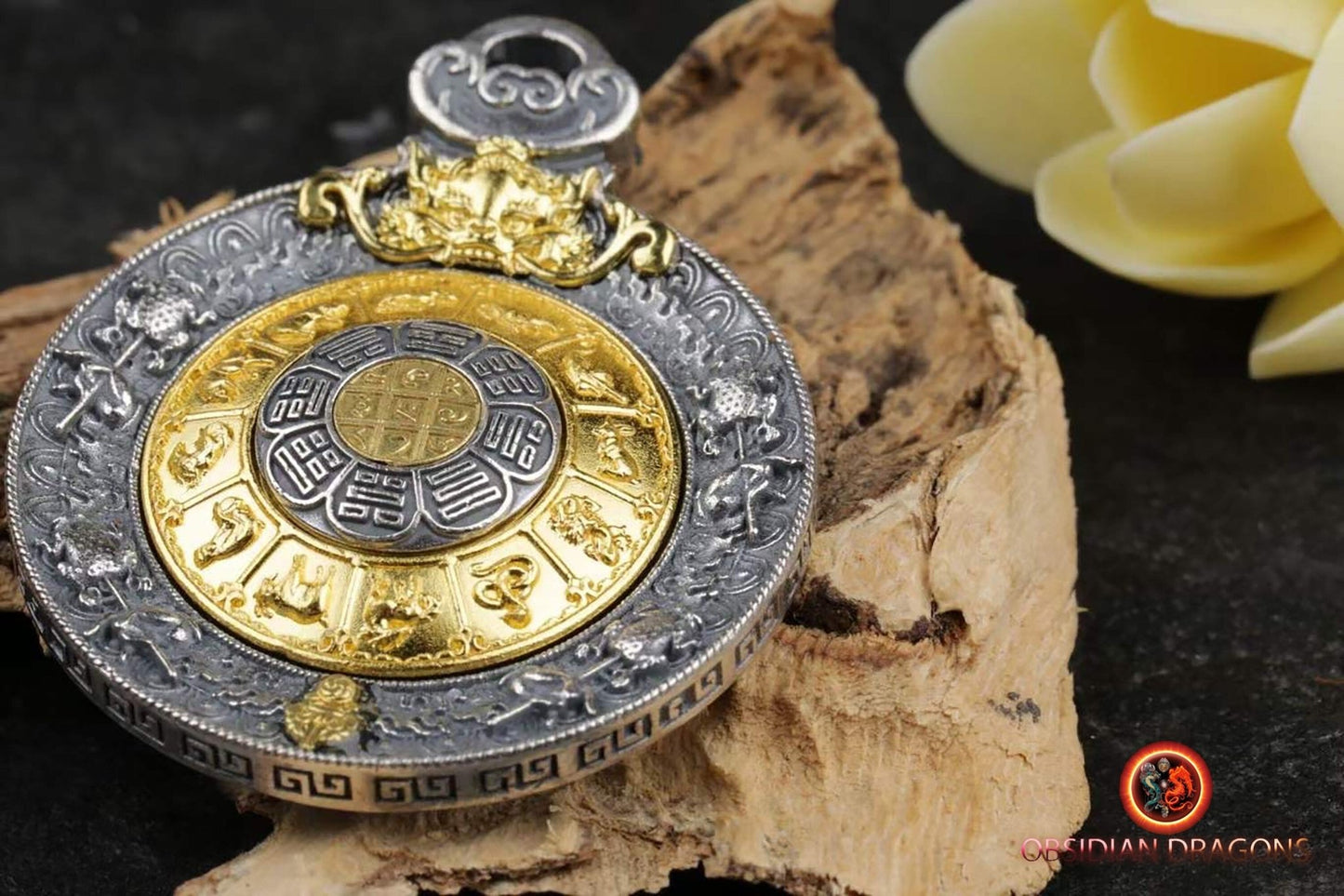 Amulette de protection bouddhiste- Argent 925