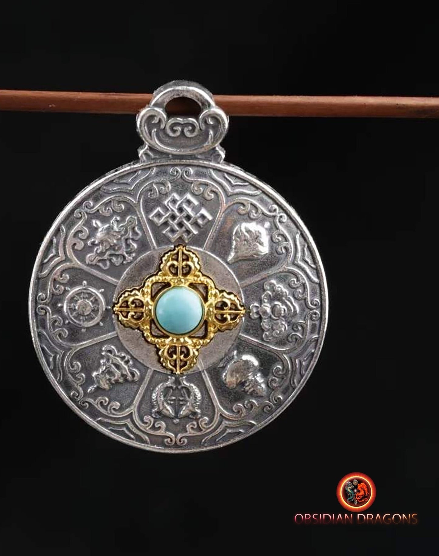 Amulette de protection bouddhiste- Argent 925