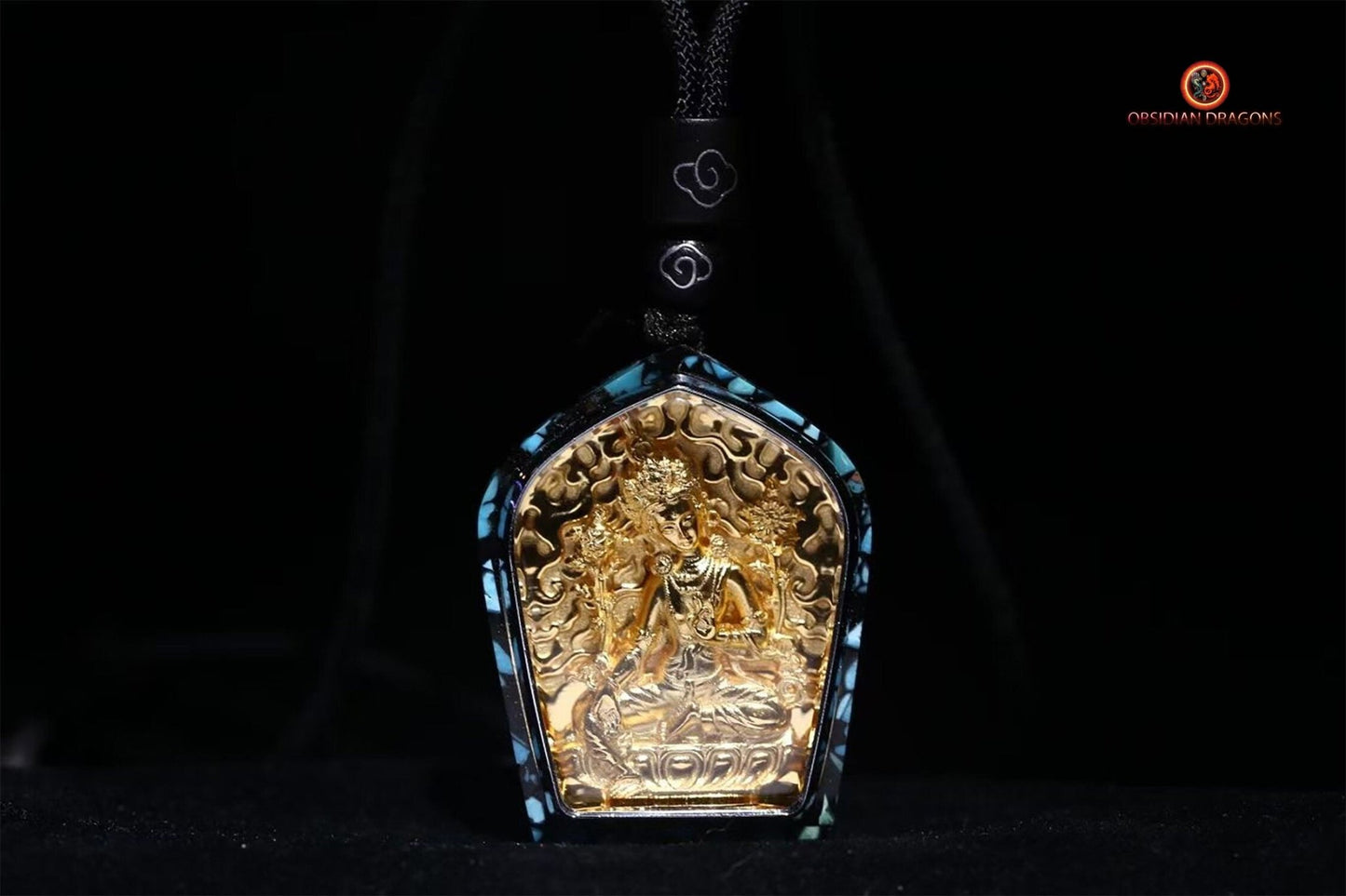 Pendentif Bouddha- Tara verte- Ghau