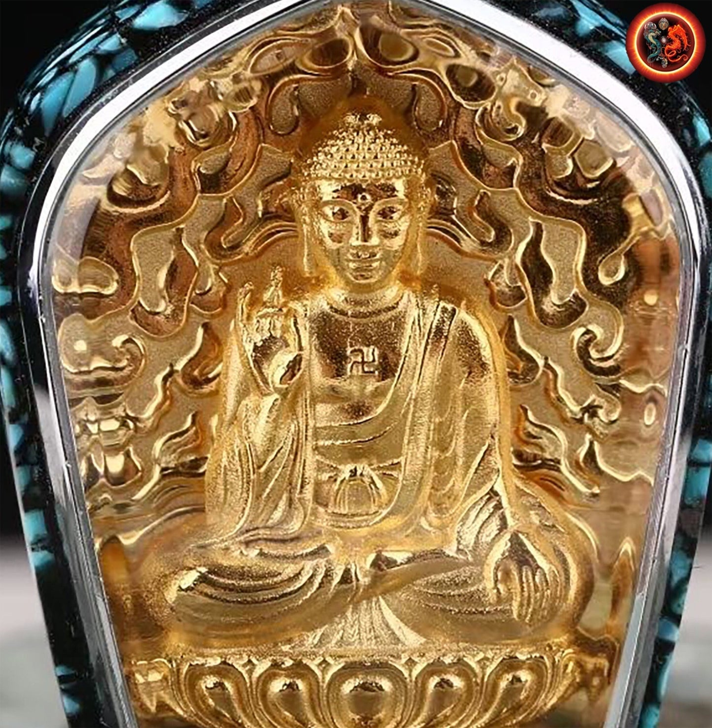 Pendentif Bouddha Vairocana- Ghau
