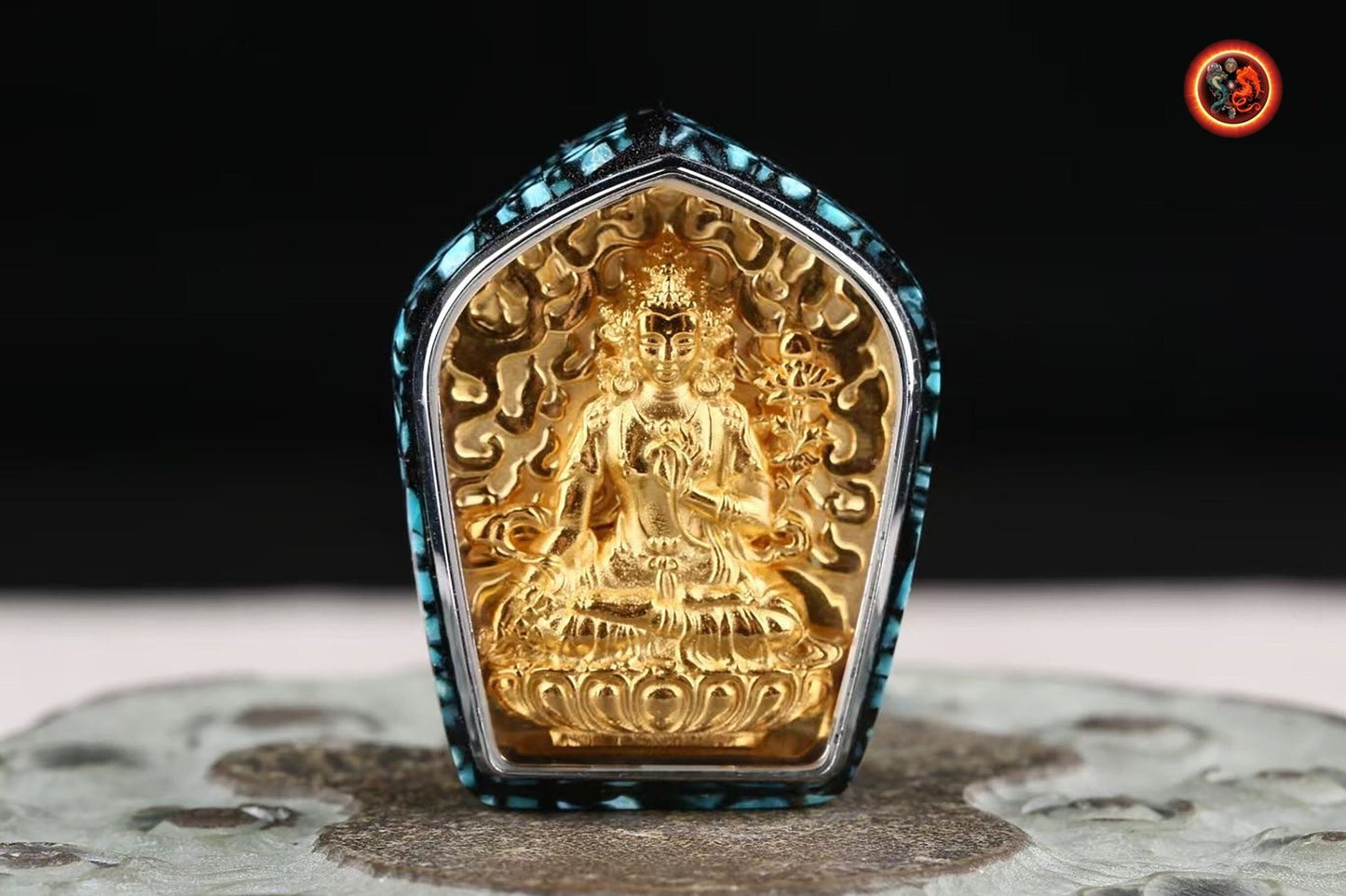 Pendentif Bouddha- Samantabhadra- Ghau