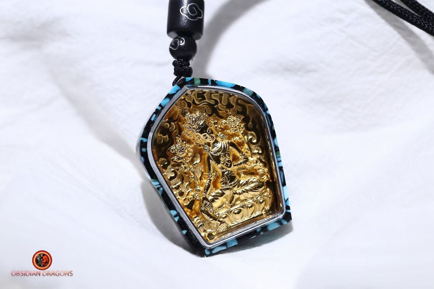 Pendentif Bouddha- Tara verte- Ghau