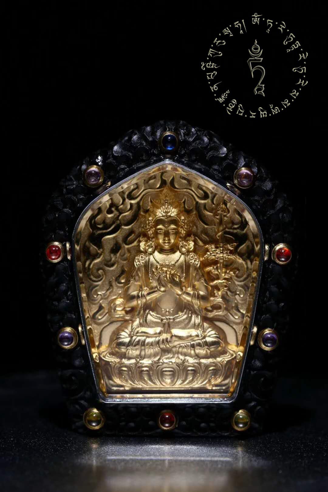 Ghau- Pendentif Bouddha- Akashagarbha