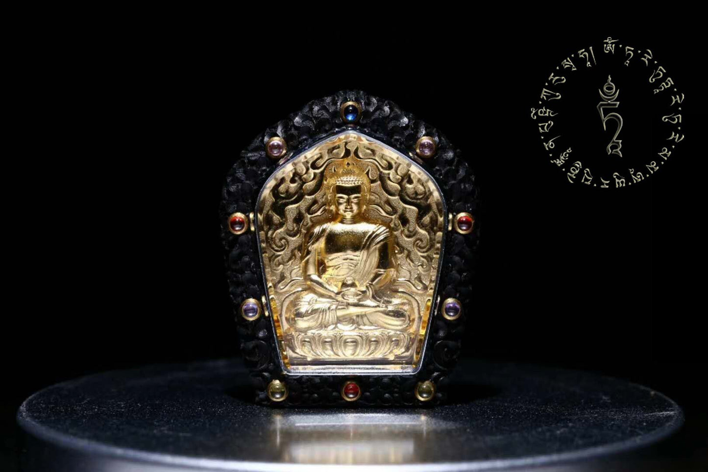 Ghau- Pendentif Bouddha Amitabha