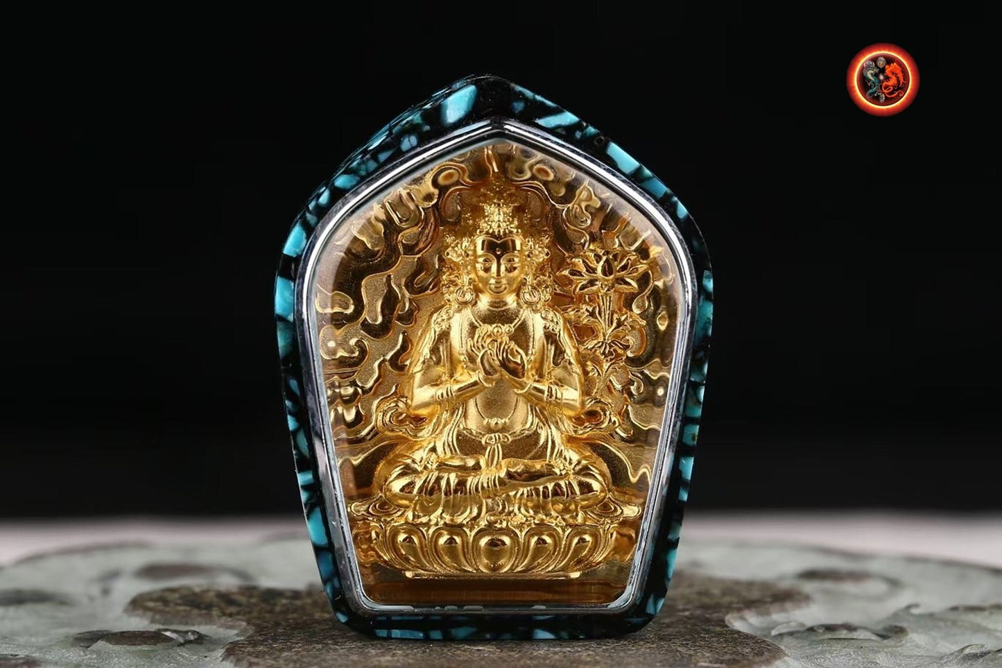 Pendentif Bouddha- Mahasthamaprapta- Ghau