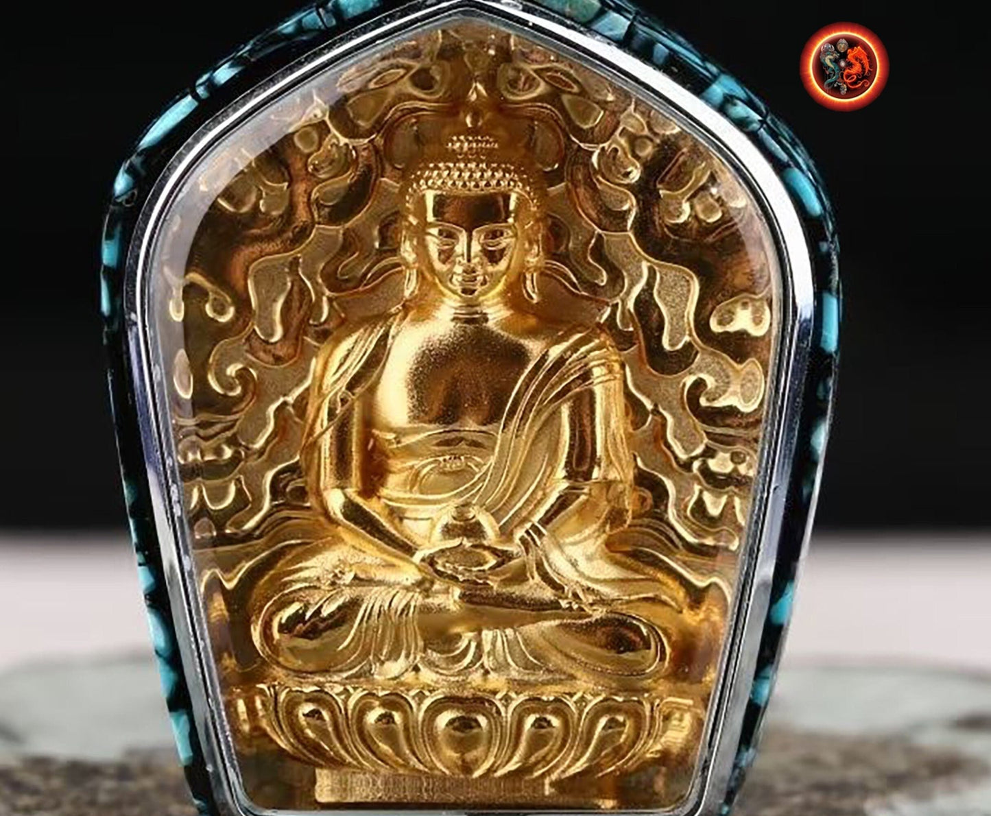 Pendentif Bouddha amitabha- Ghau