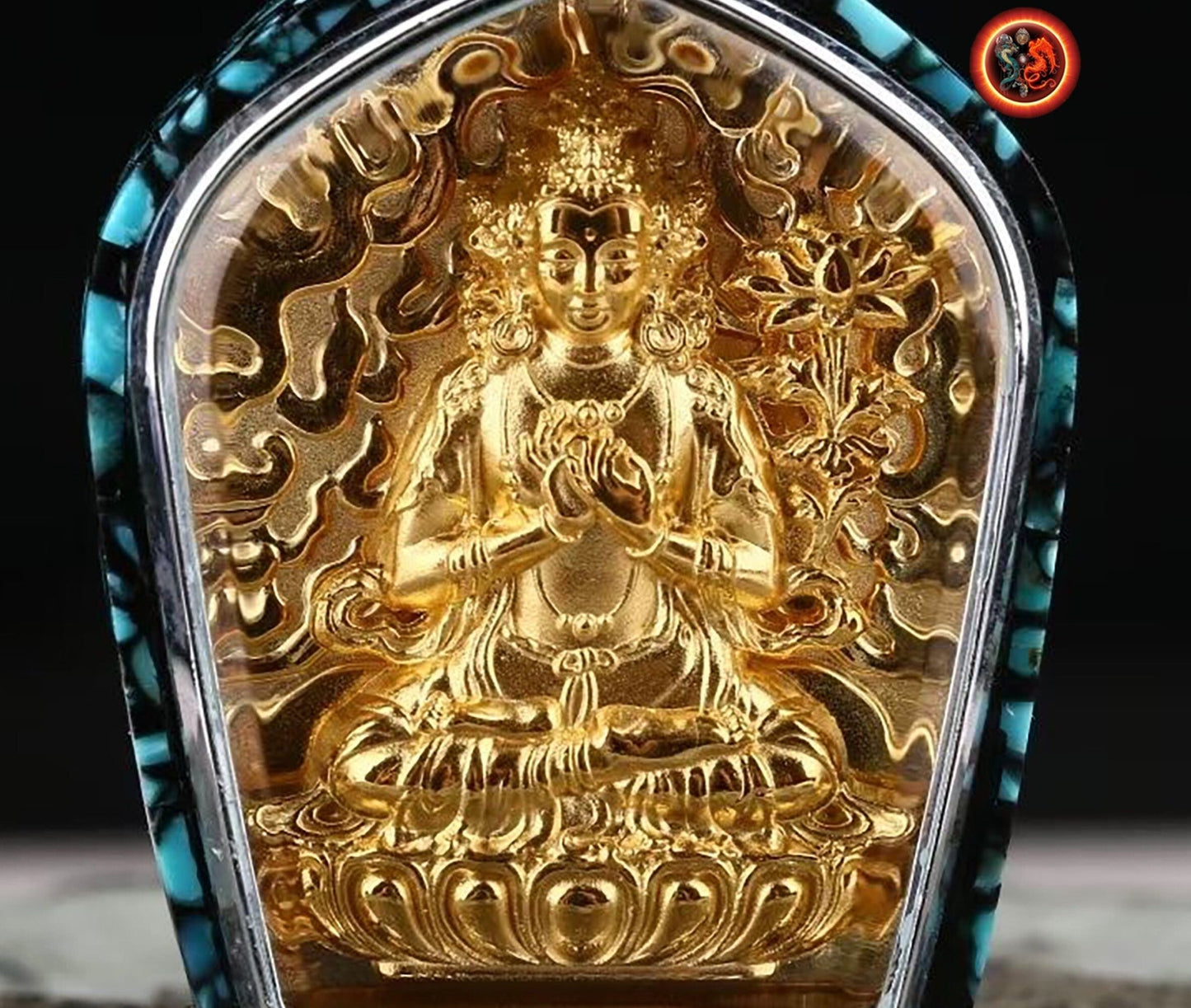 Pendentif Bouddha- Mahasthamaprapta- Ghau