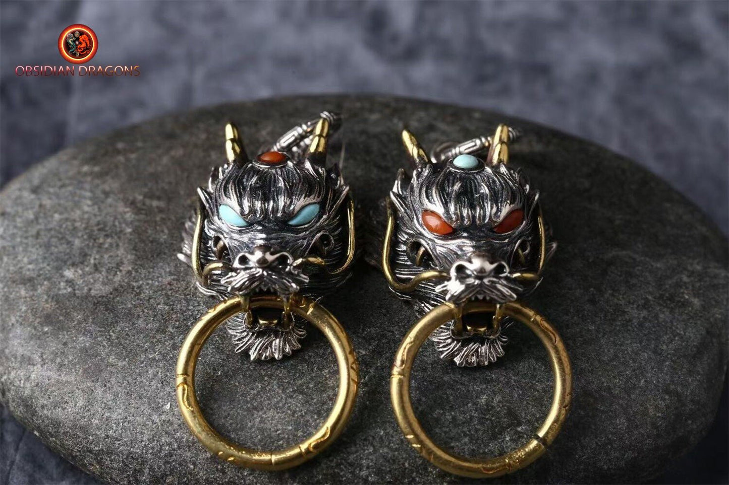 Pendentif Dragon Artisanal : Protection Feng Shui
