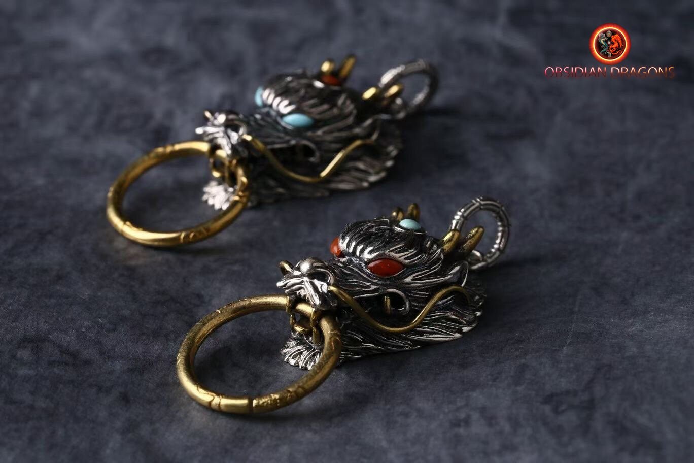 Pendentif Dragon Artisanal : Protection Feng Shui