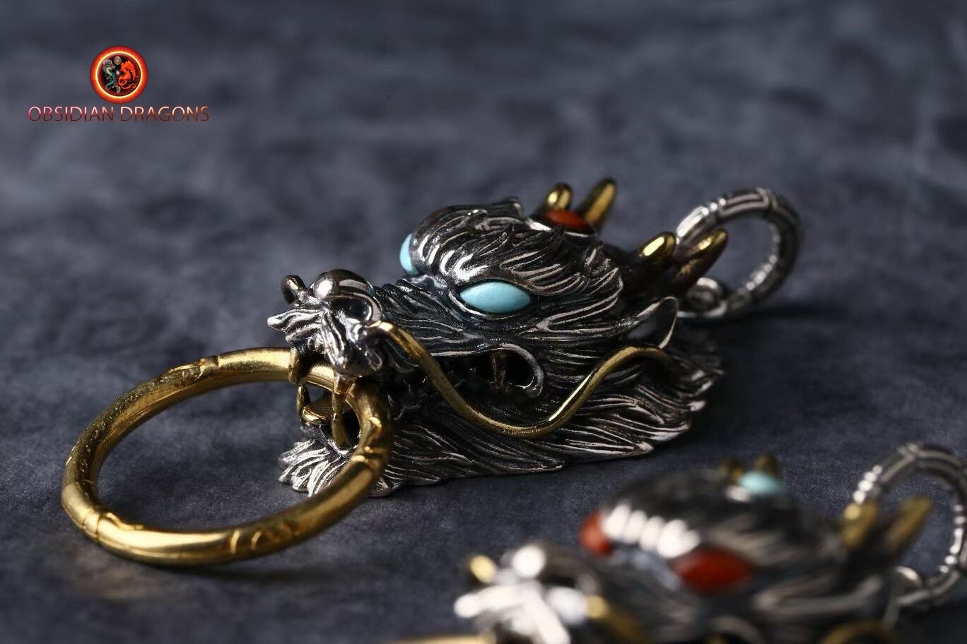 Pendentif Dragon Artisanal : Protection Feng Shui