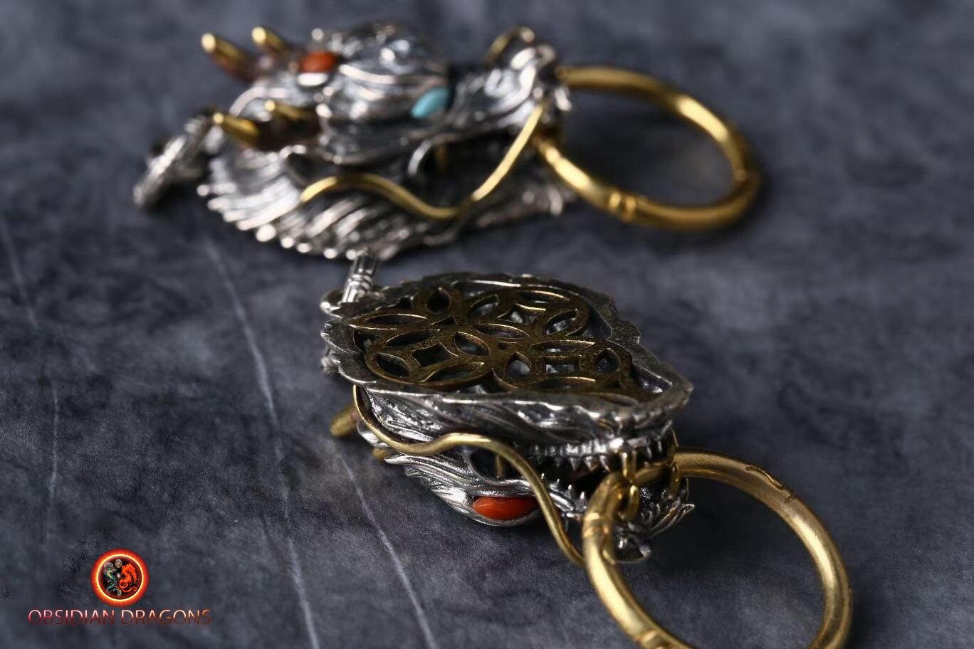 Pendentif Dragon Artisanal : Protection Feng Shui