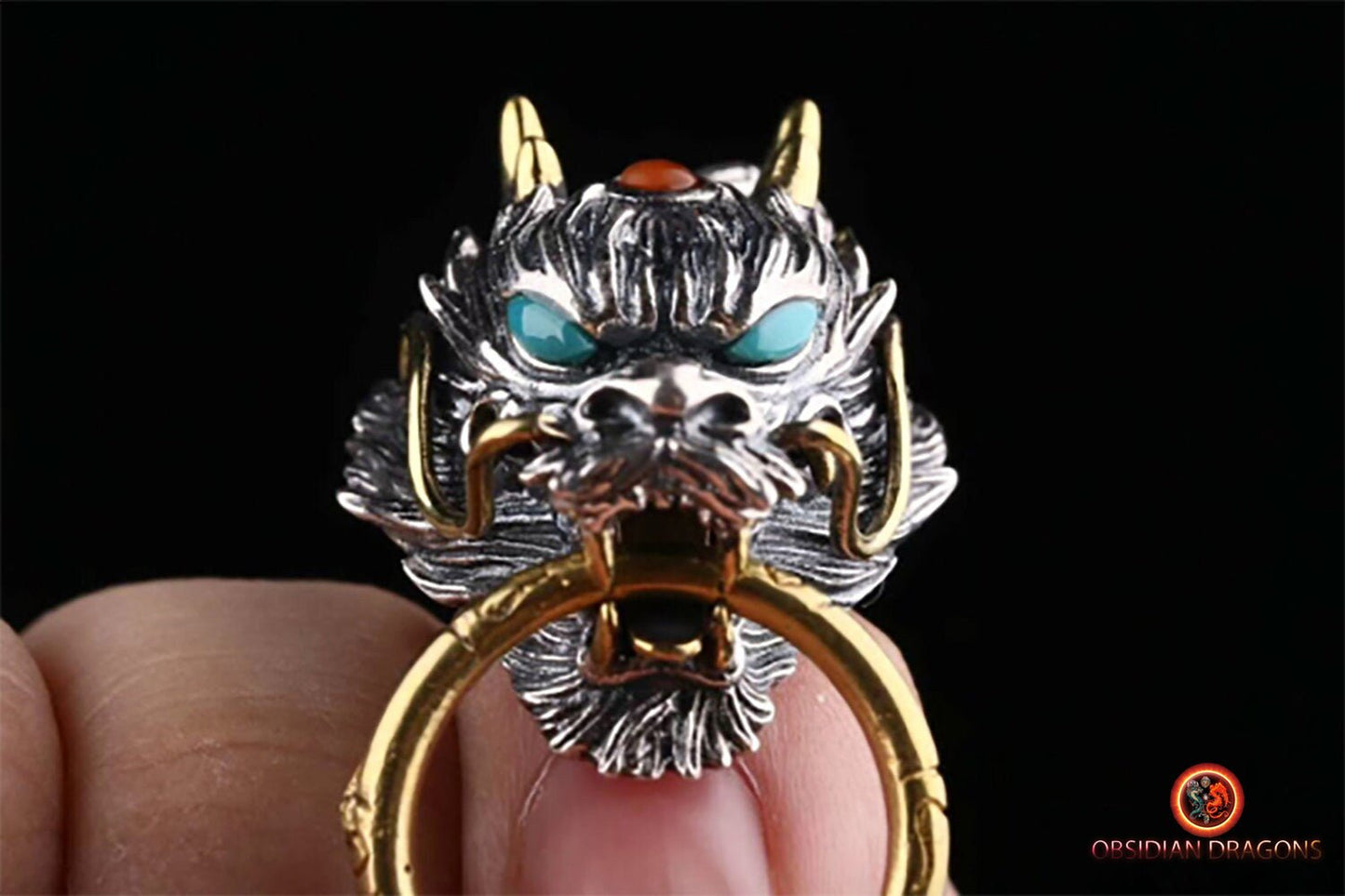 Pendentif Dragon Artisanal : Protection Feng Shui