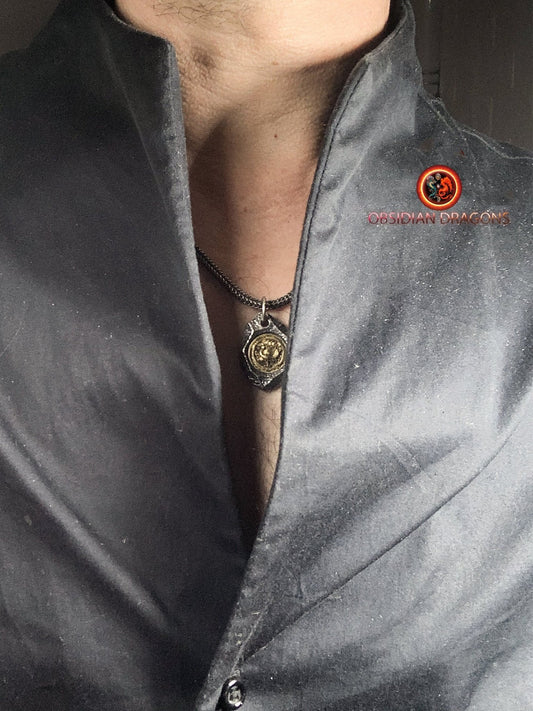 Pendentif Feng- Shui- protection de l'oiseau vermillon du sud