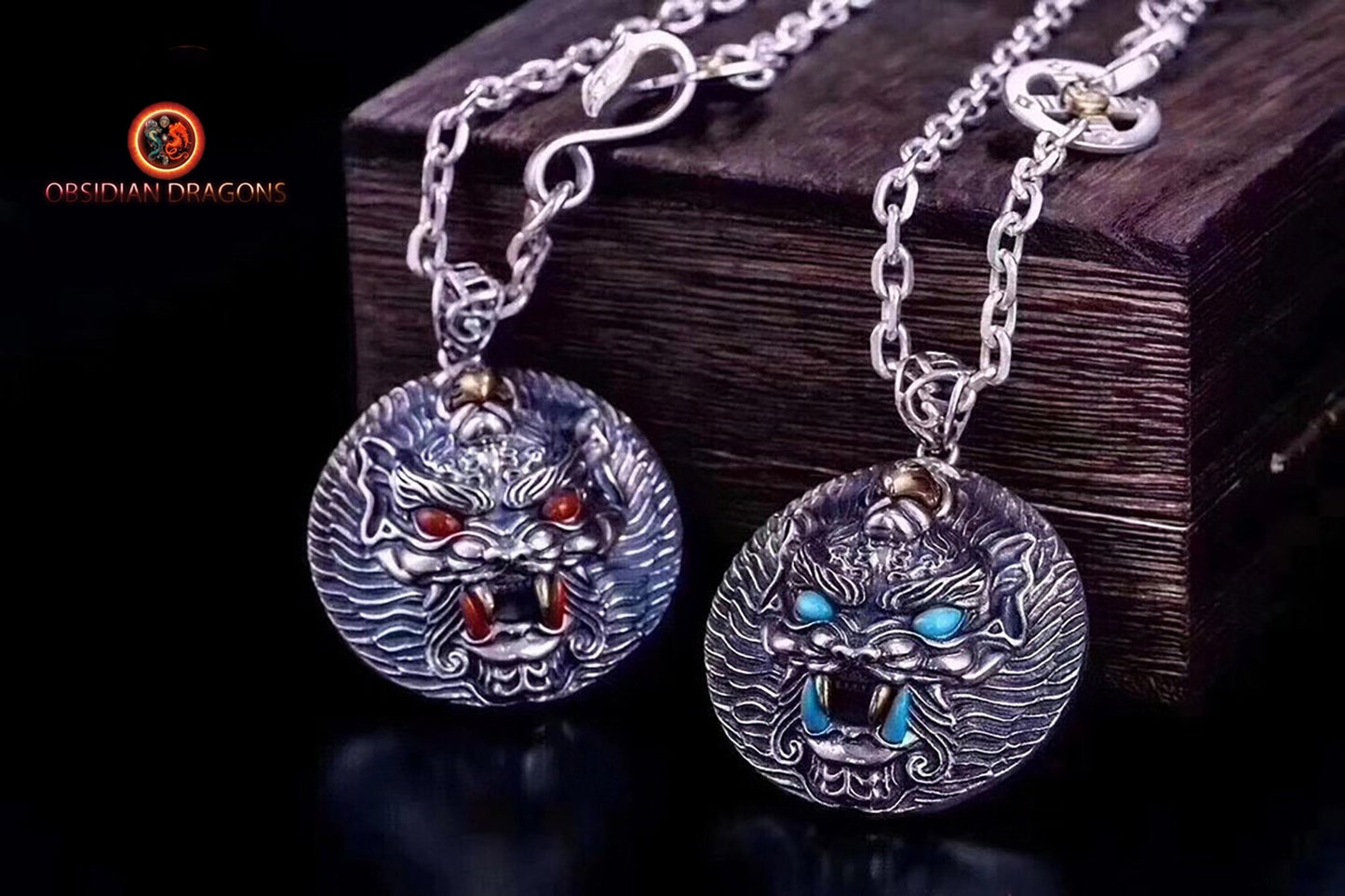 Pendentif feng shui- Protection de Pixiu