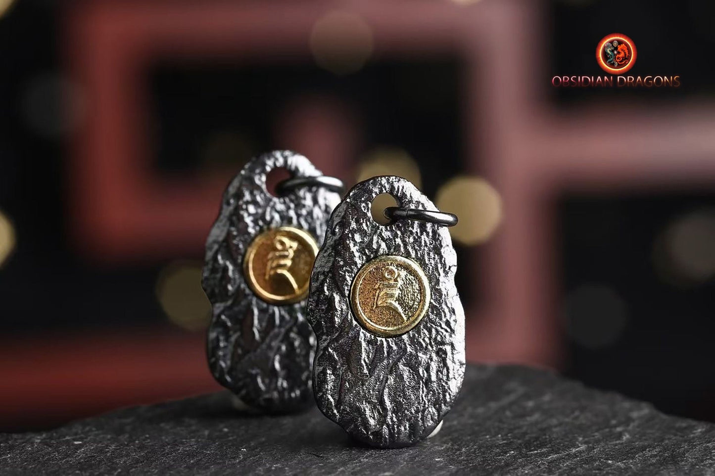pendentif Jambhala- deité de la richesse tibétaine