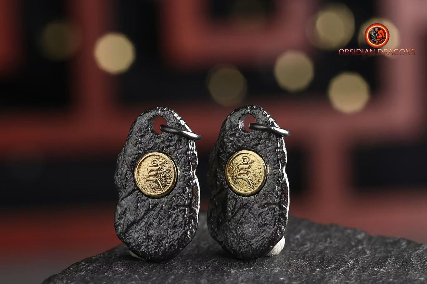 pendentif Jambhala- deité de la richesse tibétaine