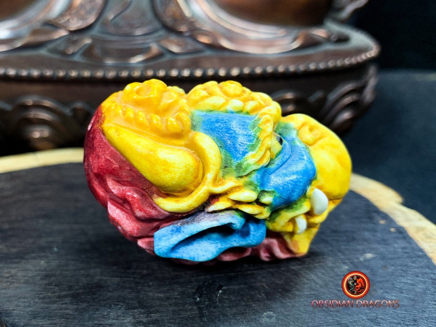 Pendentif Garuda- netsuke- Oiseau mythique