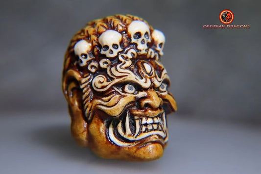 Netsuké Mahakala- Pendentif bouddhiste