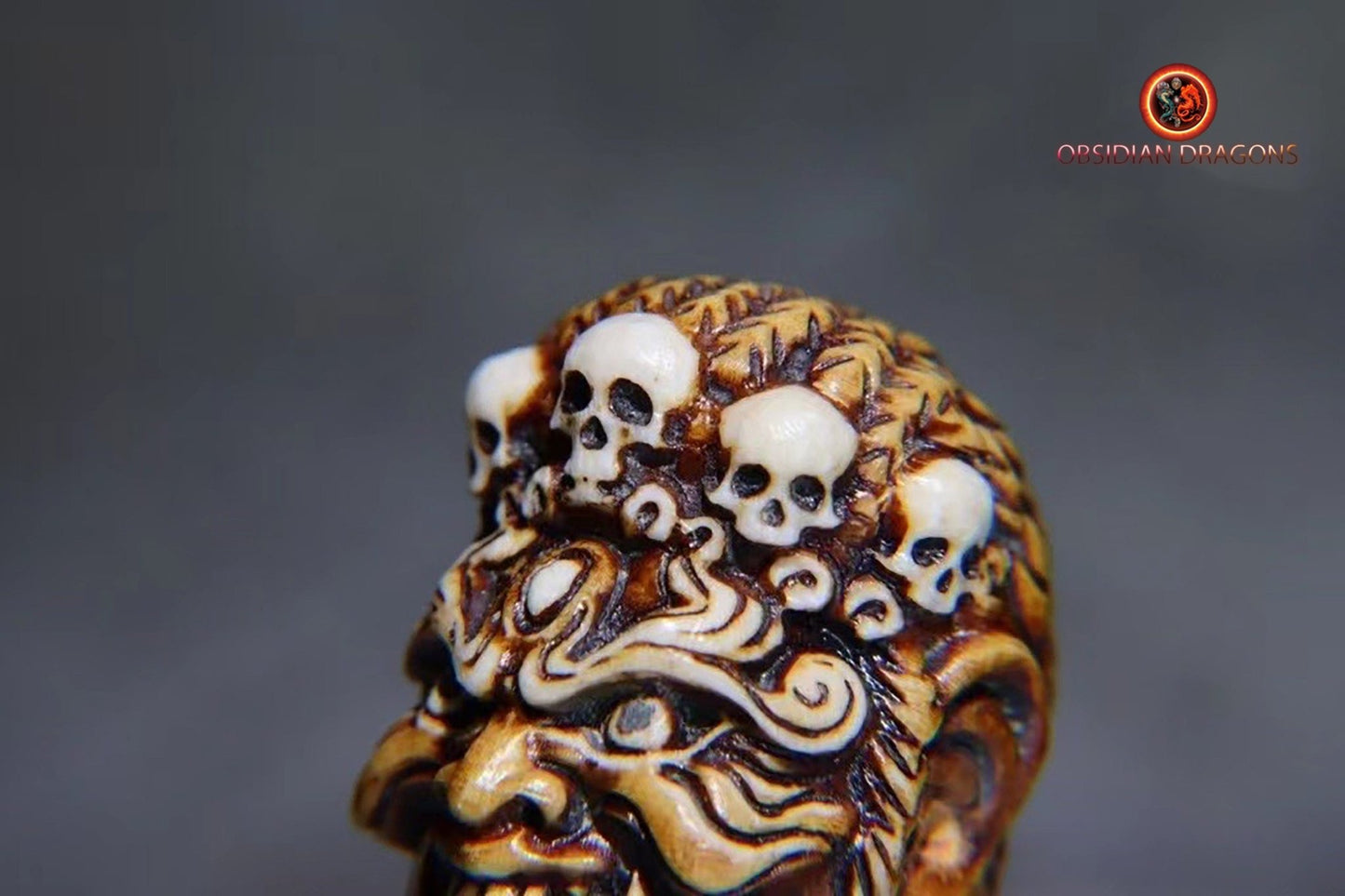 Netsuké Mahakala- Pendentif bouddhiste