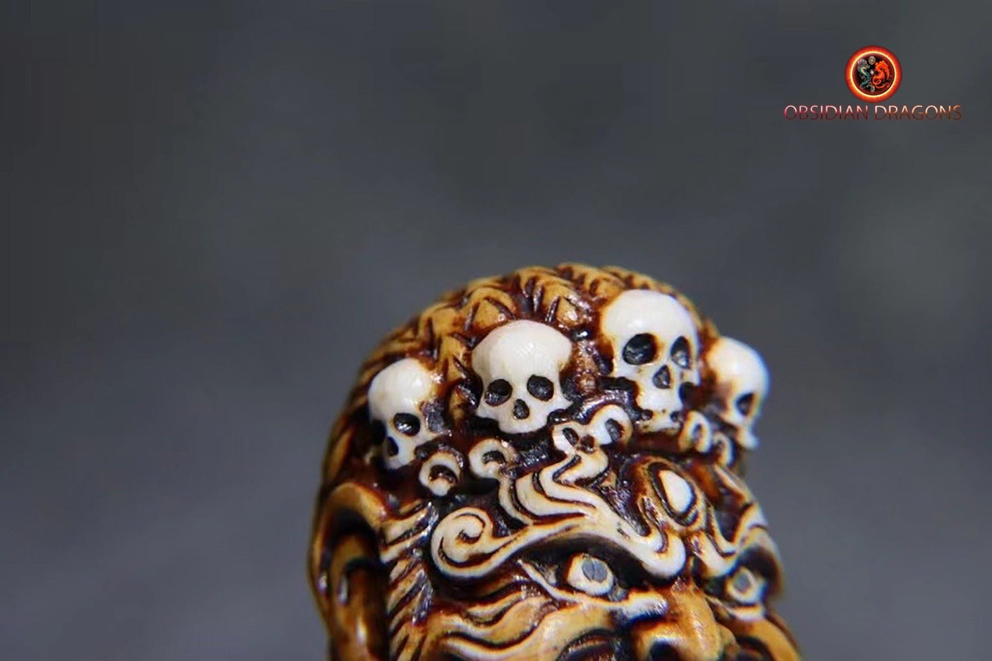 Netsuké Mahakala- Pendentif bouddhiste
