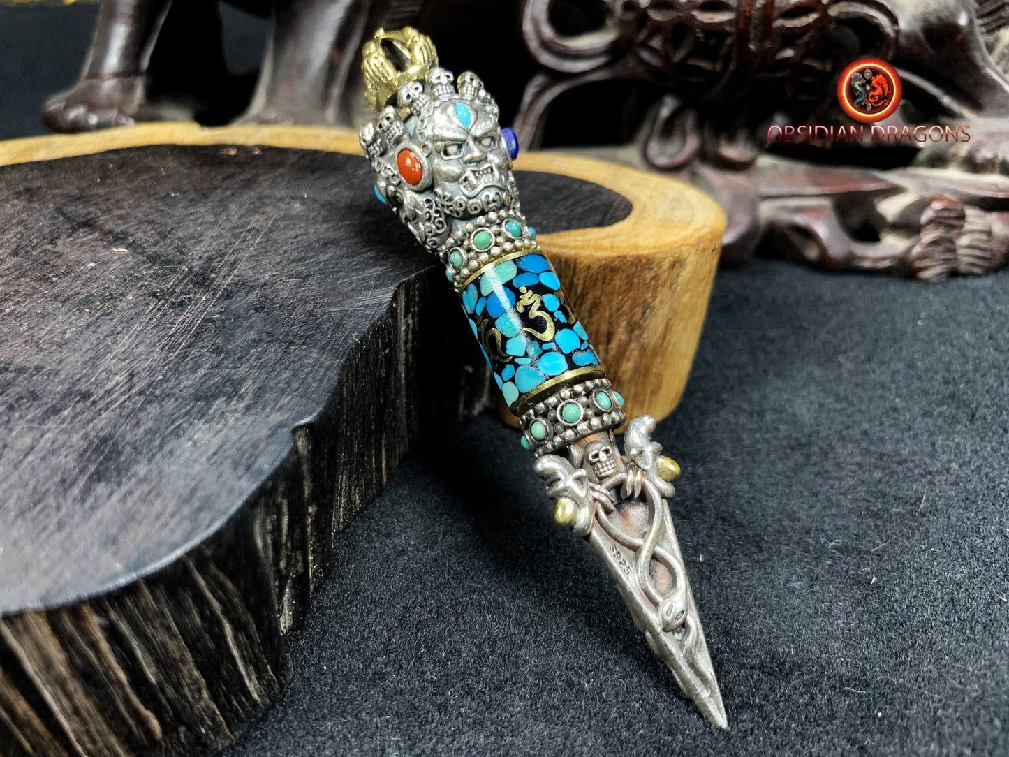 Pendentif Phurba- Vaincre les démons