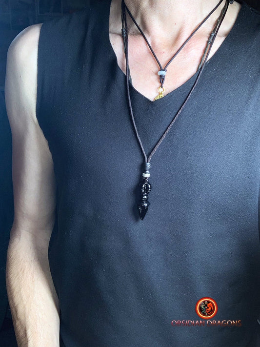 Pendentif Phurba- Onyx
