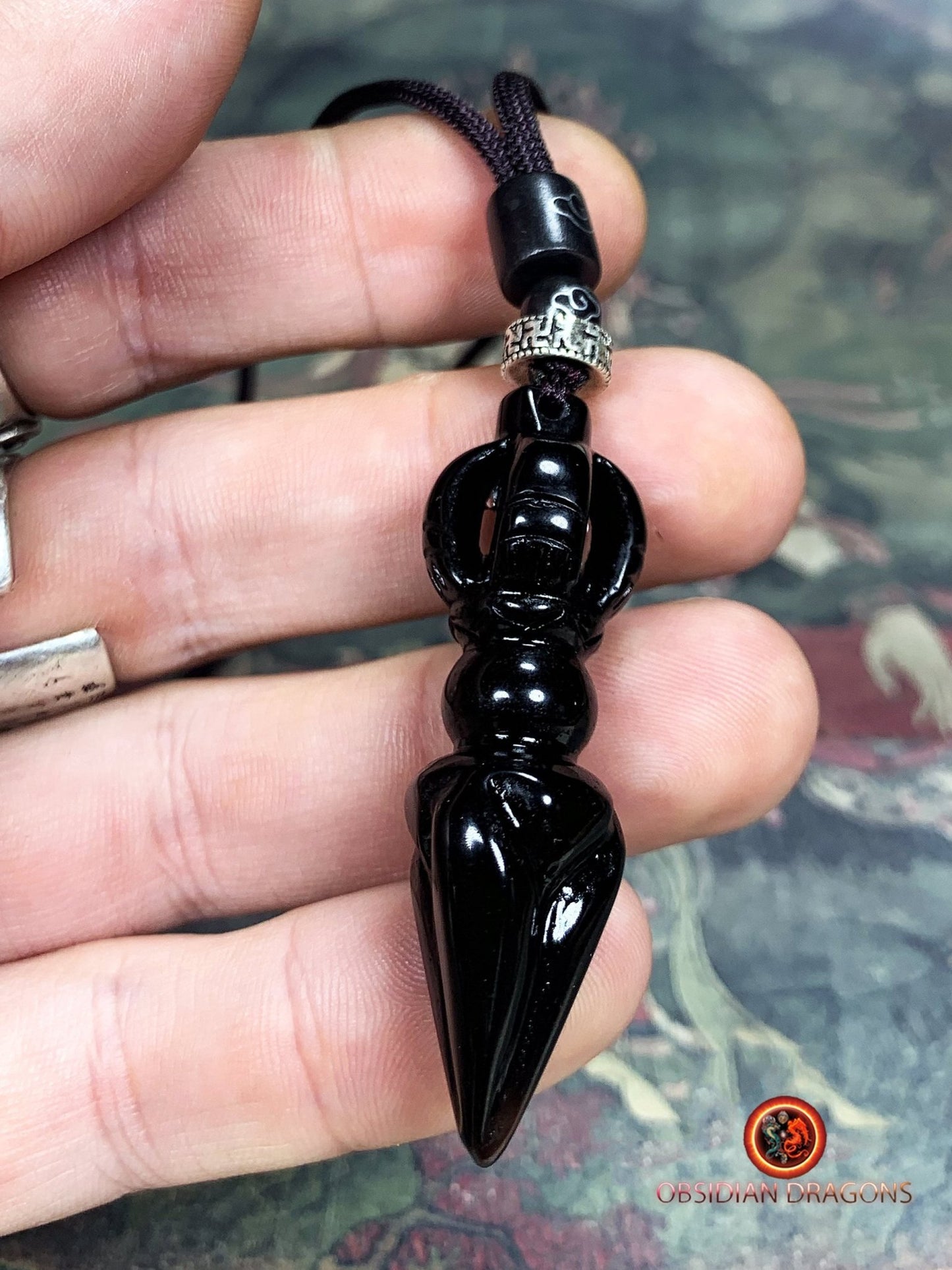 Pendentif Phurba- Onyx