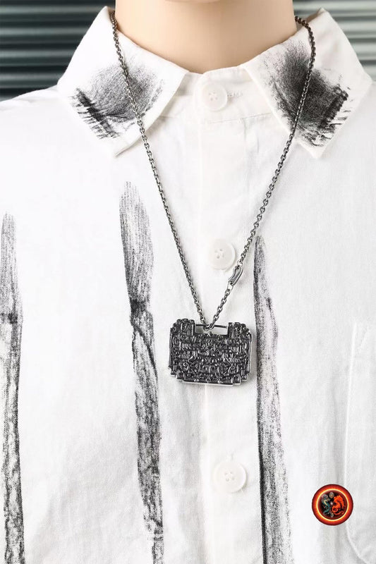 Pendentif Cadenas Tao en Argent : Protection traditionnelle