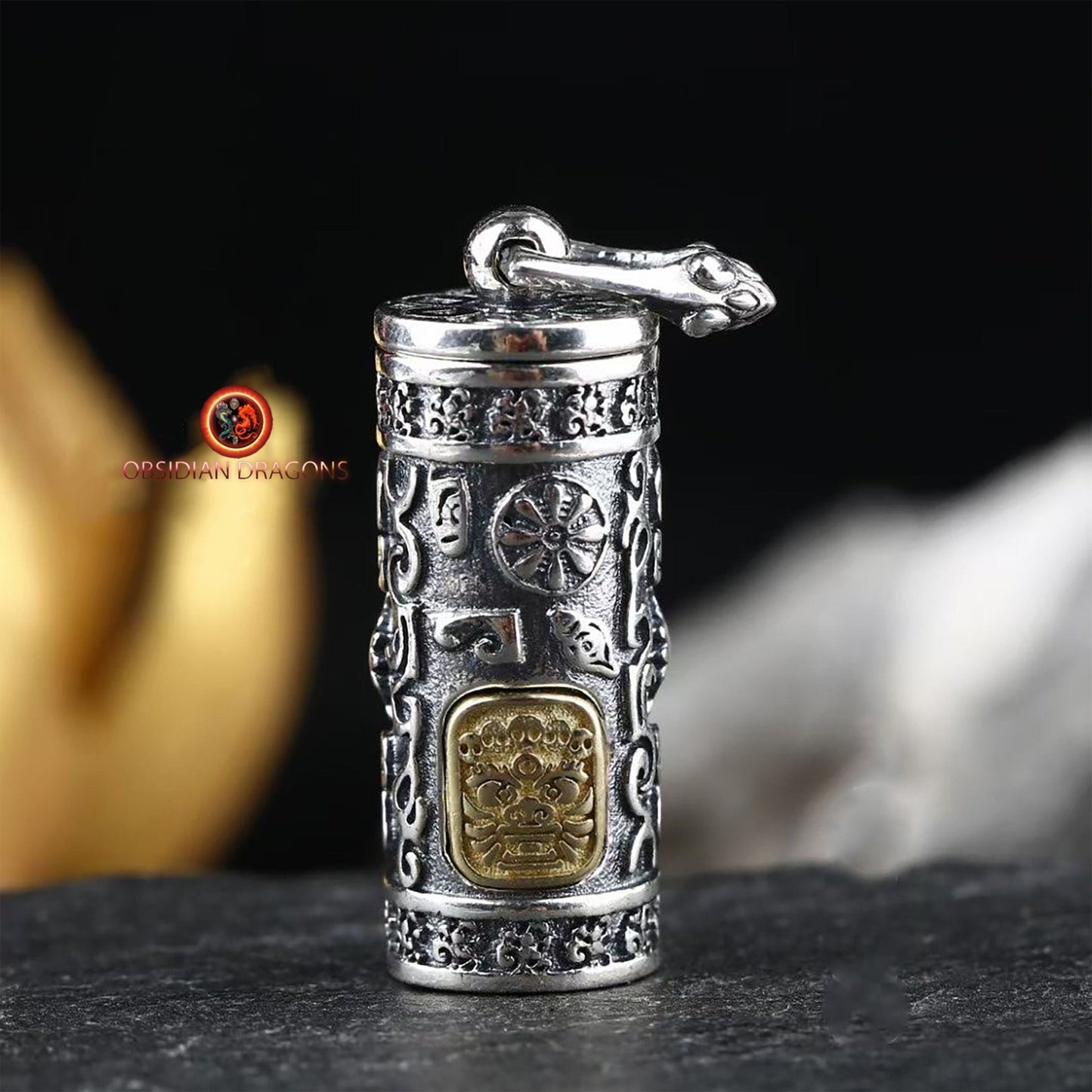 Pendentif reliquaire tibétain- Vajrapani
