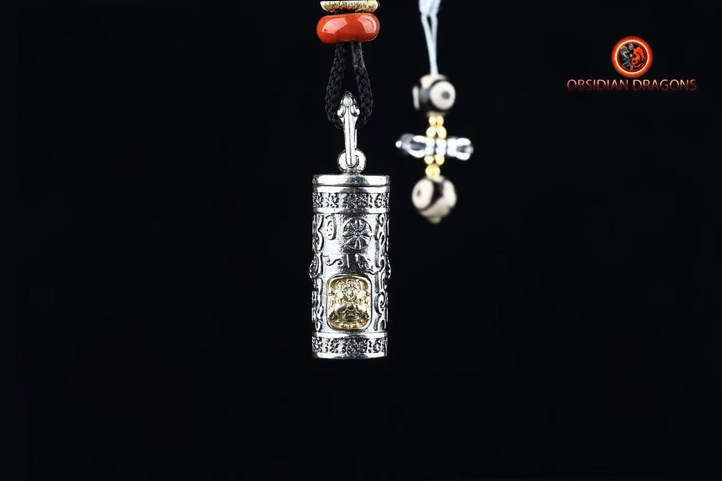 Pendentif reliquaire tibétain- Mahakala