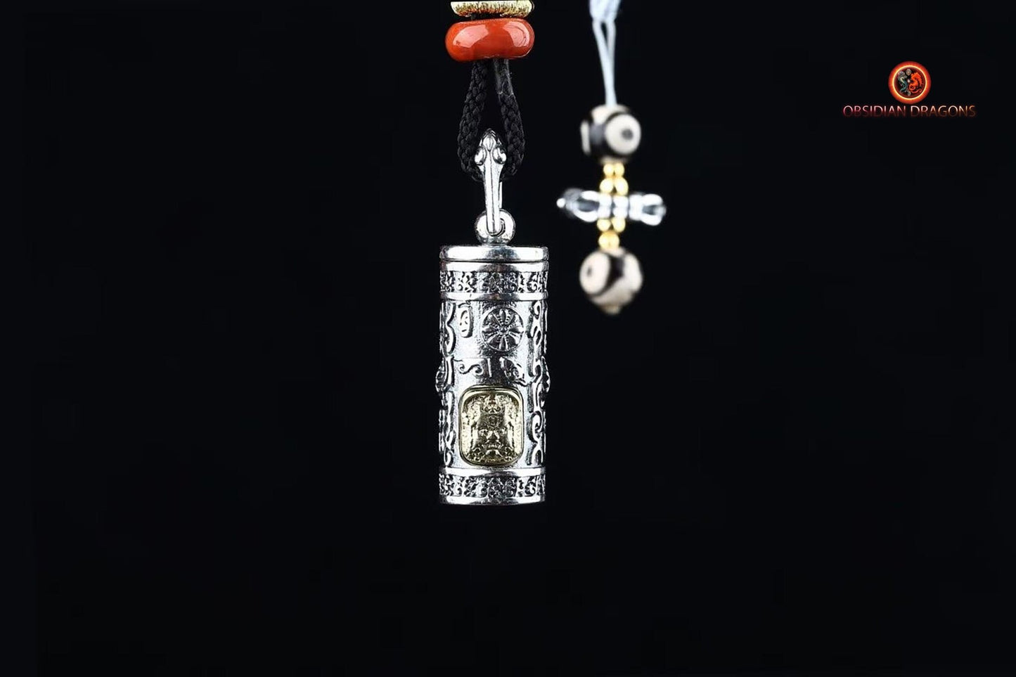 Pendentif reliquaire tibétain- Jambhala
