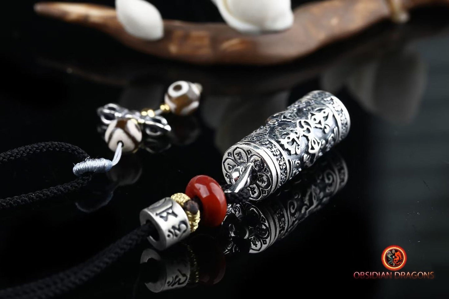 Pendentif reliquaire tibétain- Mahakala