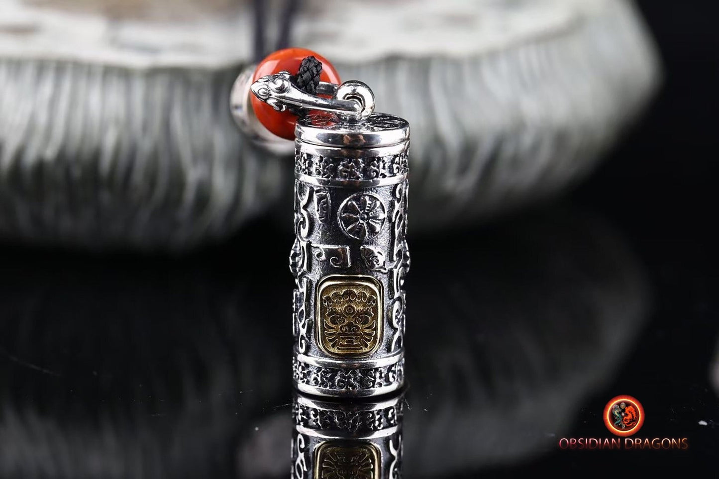 Pendentif reliquaire tibétain- Vajrapani