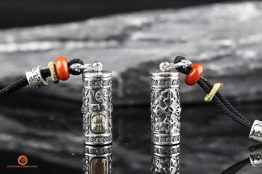 Pendentif reliquaire tibétain- Jambhala