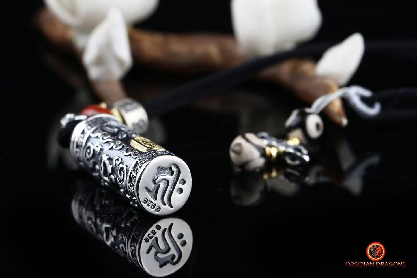 Pendentif reliquaire tibétain- Jambhala
