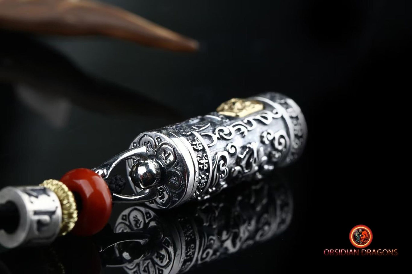 Pendentif reliquaire tibétain- Vajrapani