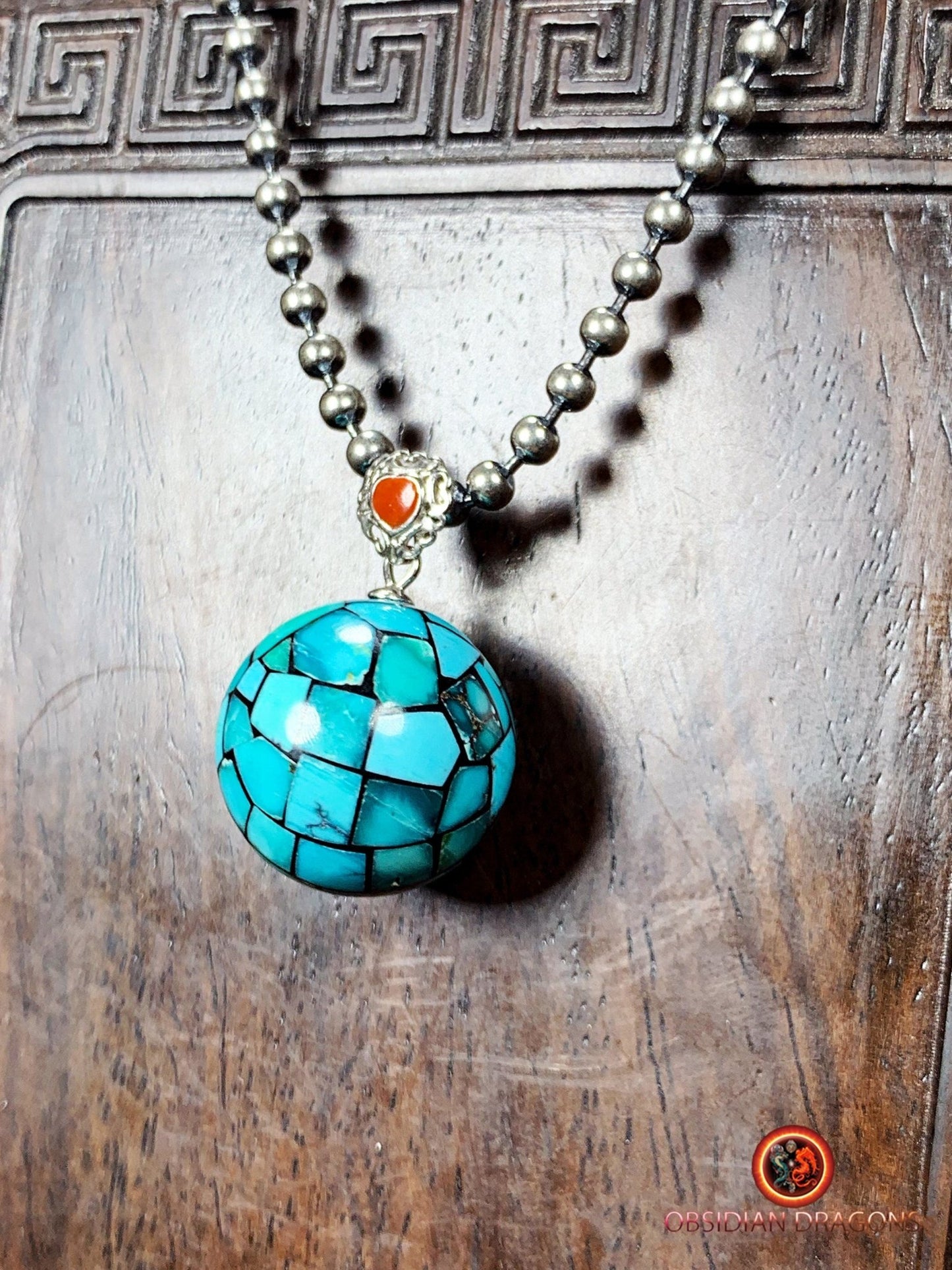 pendentif Turquoises naturelles et expertisées