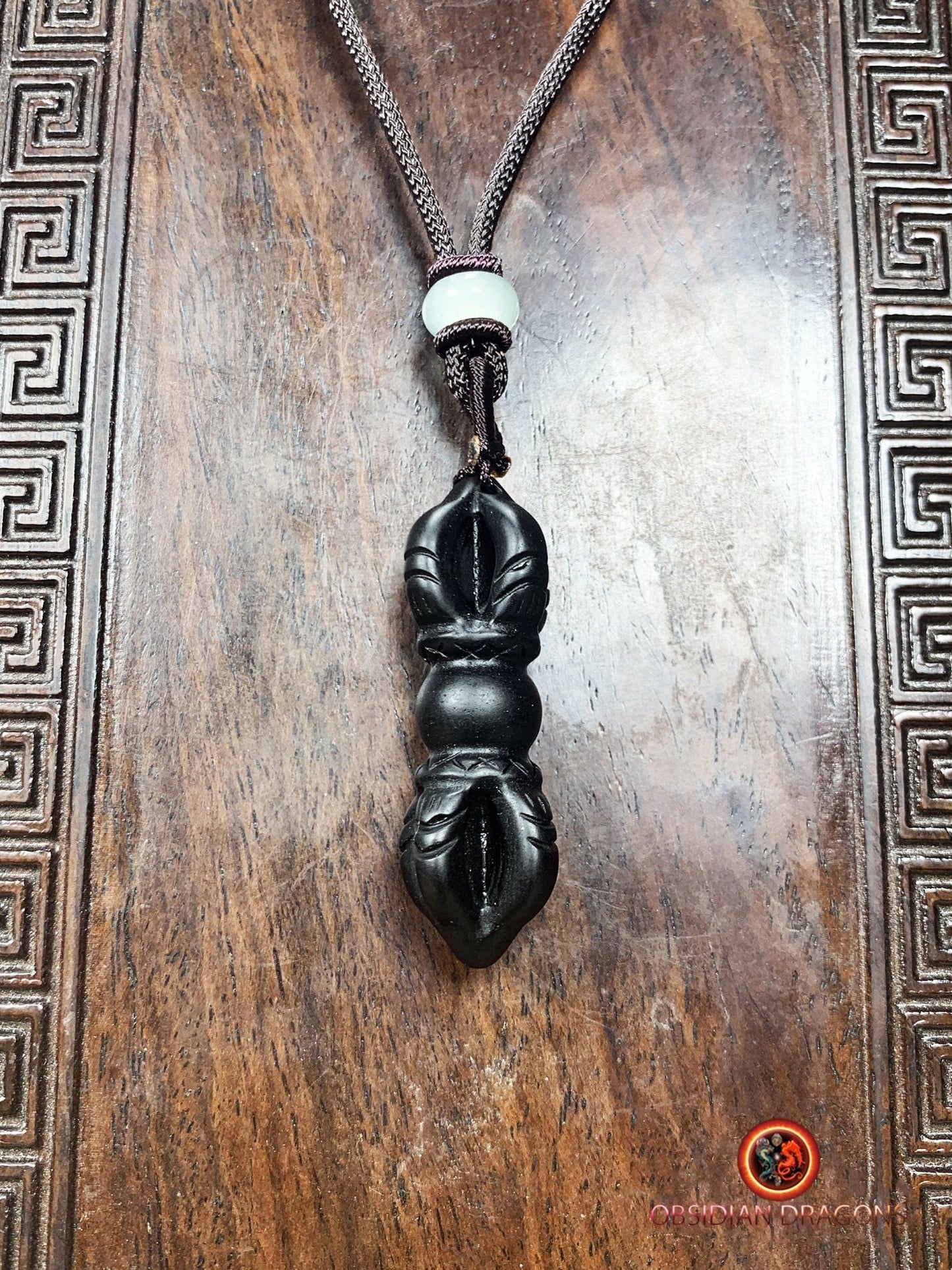 Pendentif dorje en onyx