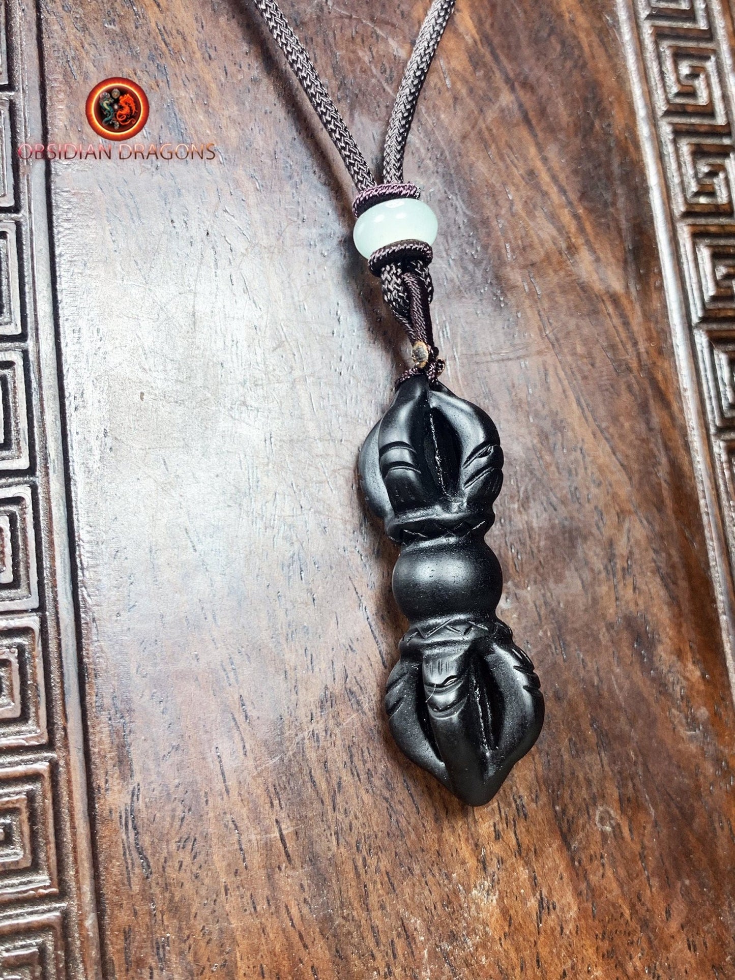 Pendentif dorje en onyx