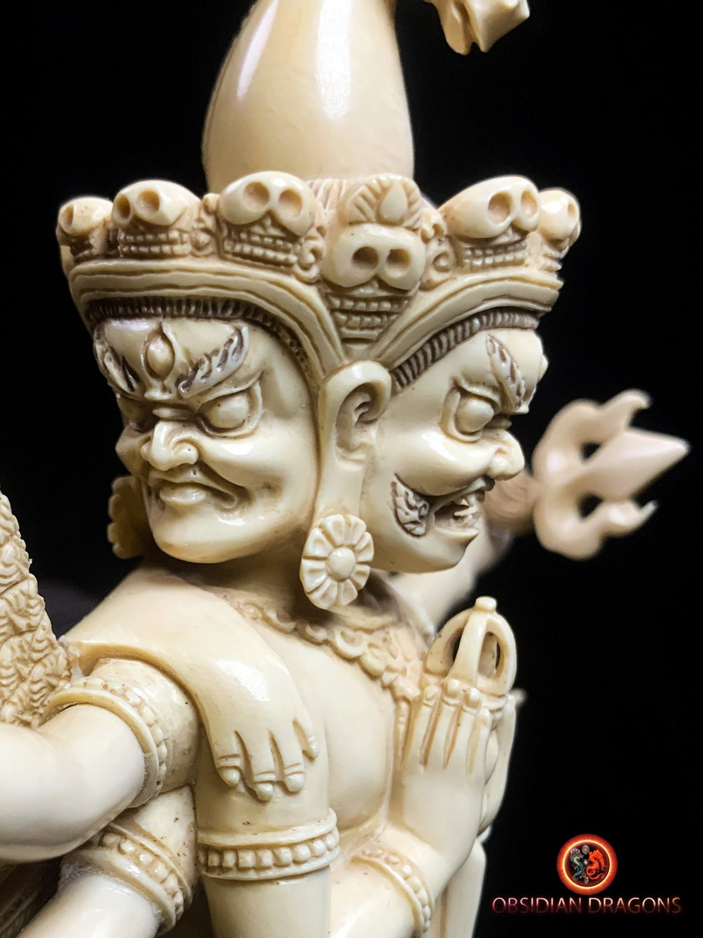 Phurba Rare en Ivoire de Mammouth- Artisanat exceptionnel