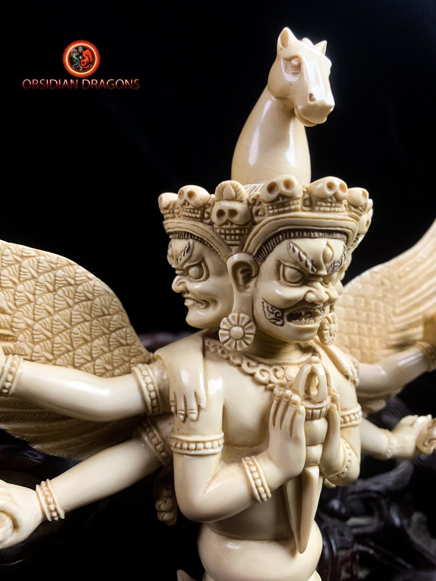 Phurba Rare en Ivoire de Mammouth- Artisanat exceptionnel