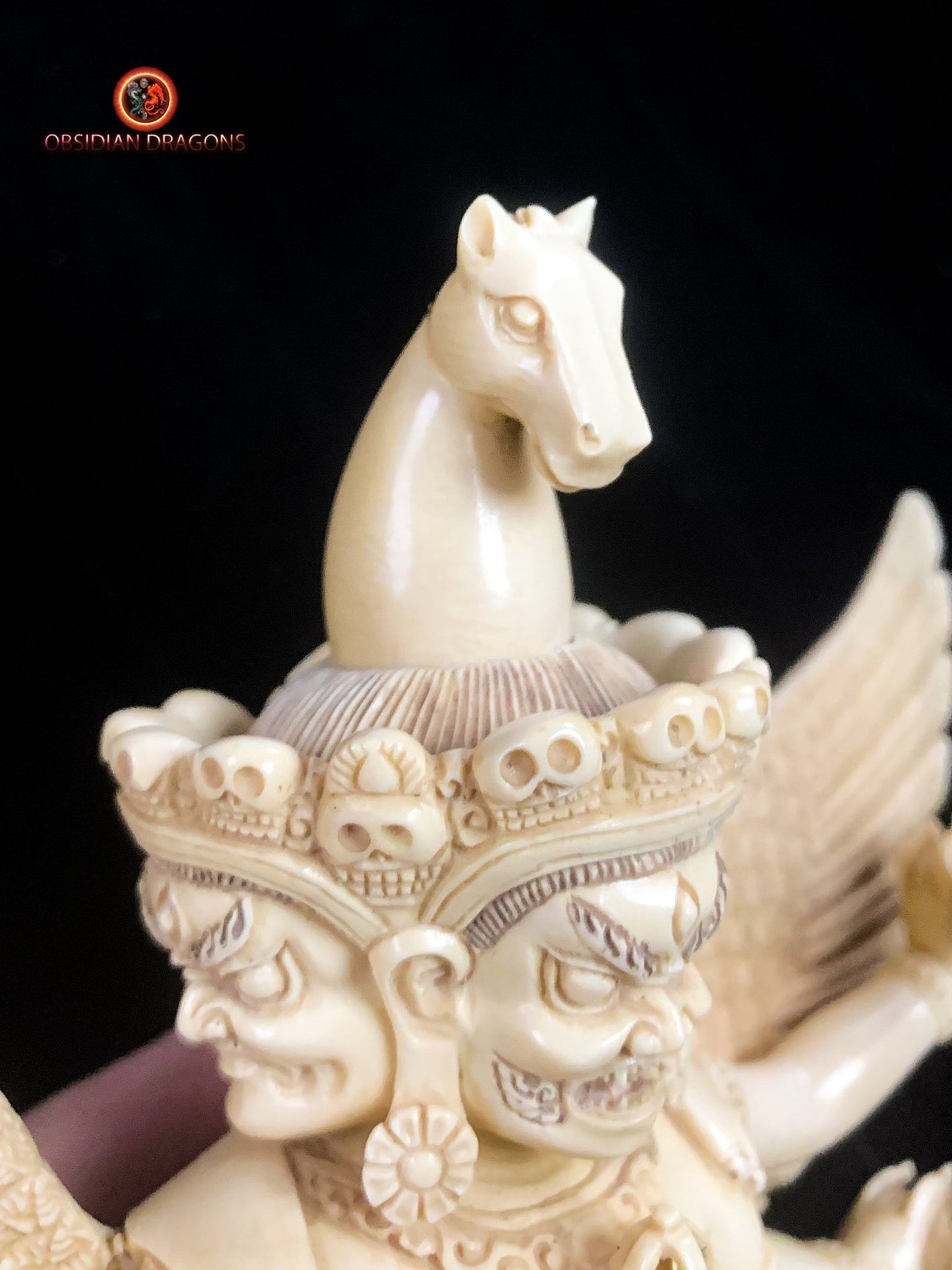 Phurba Rare en Ivoire de Mammouth- Artisanat exceptionnel