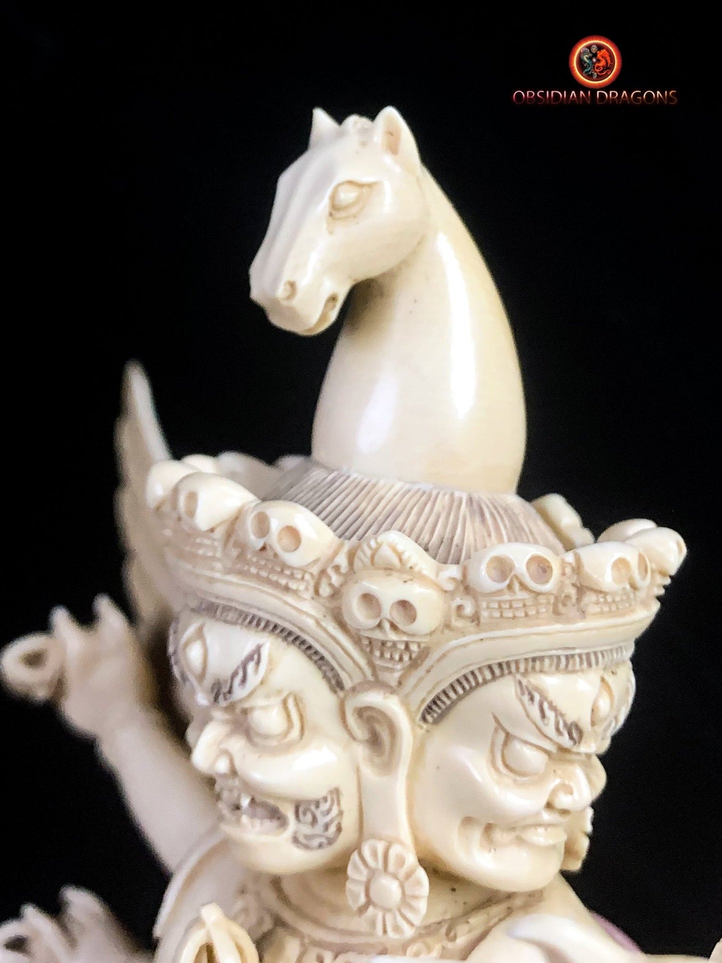 Phurba Rare en Ivoire de Mammouth- Artisanat exceptionnel