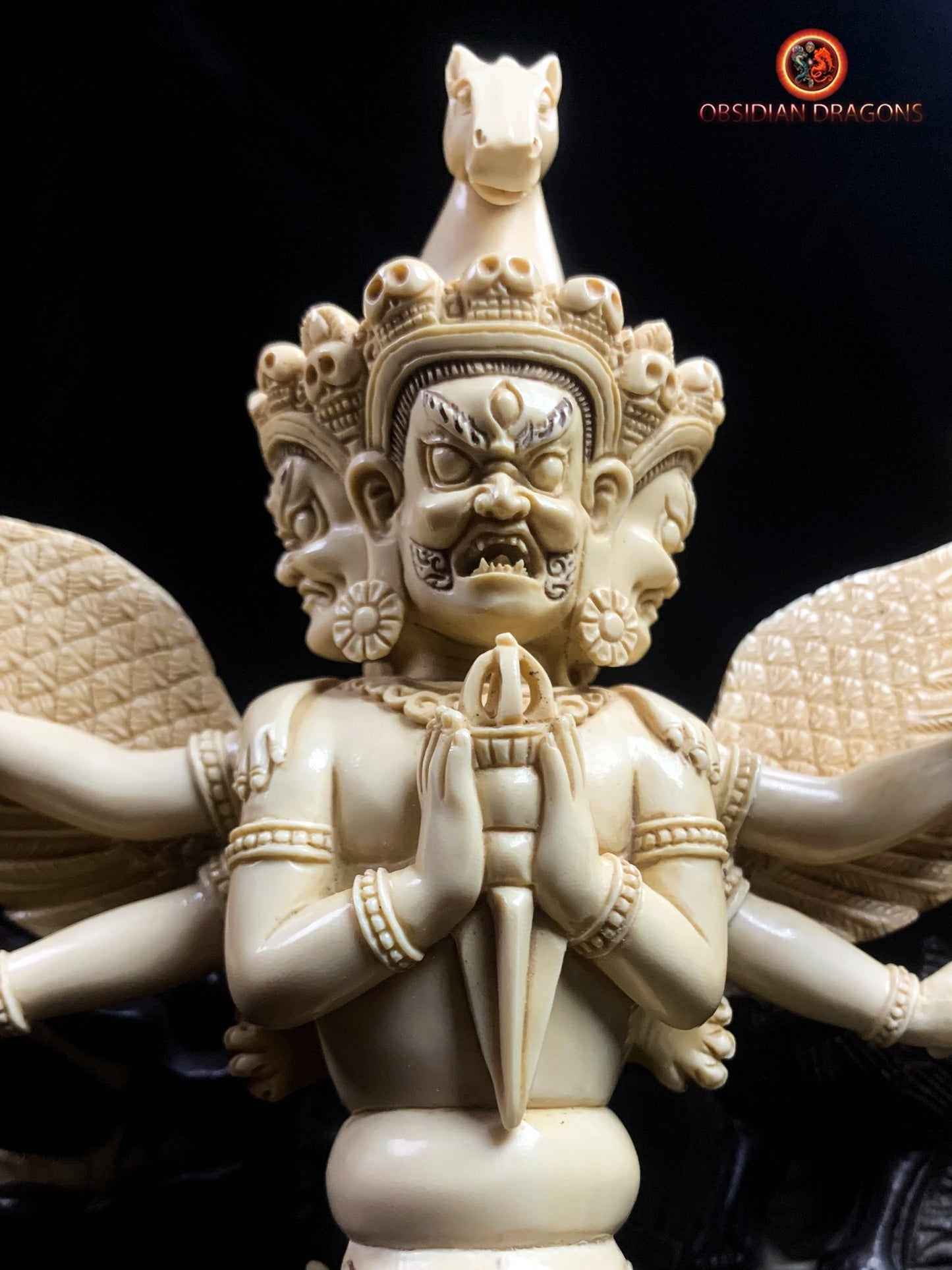 Phurba Rare en Ivoire de Mammouth- Artisanat exceptionnel