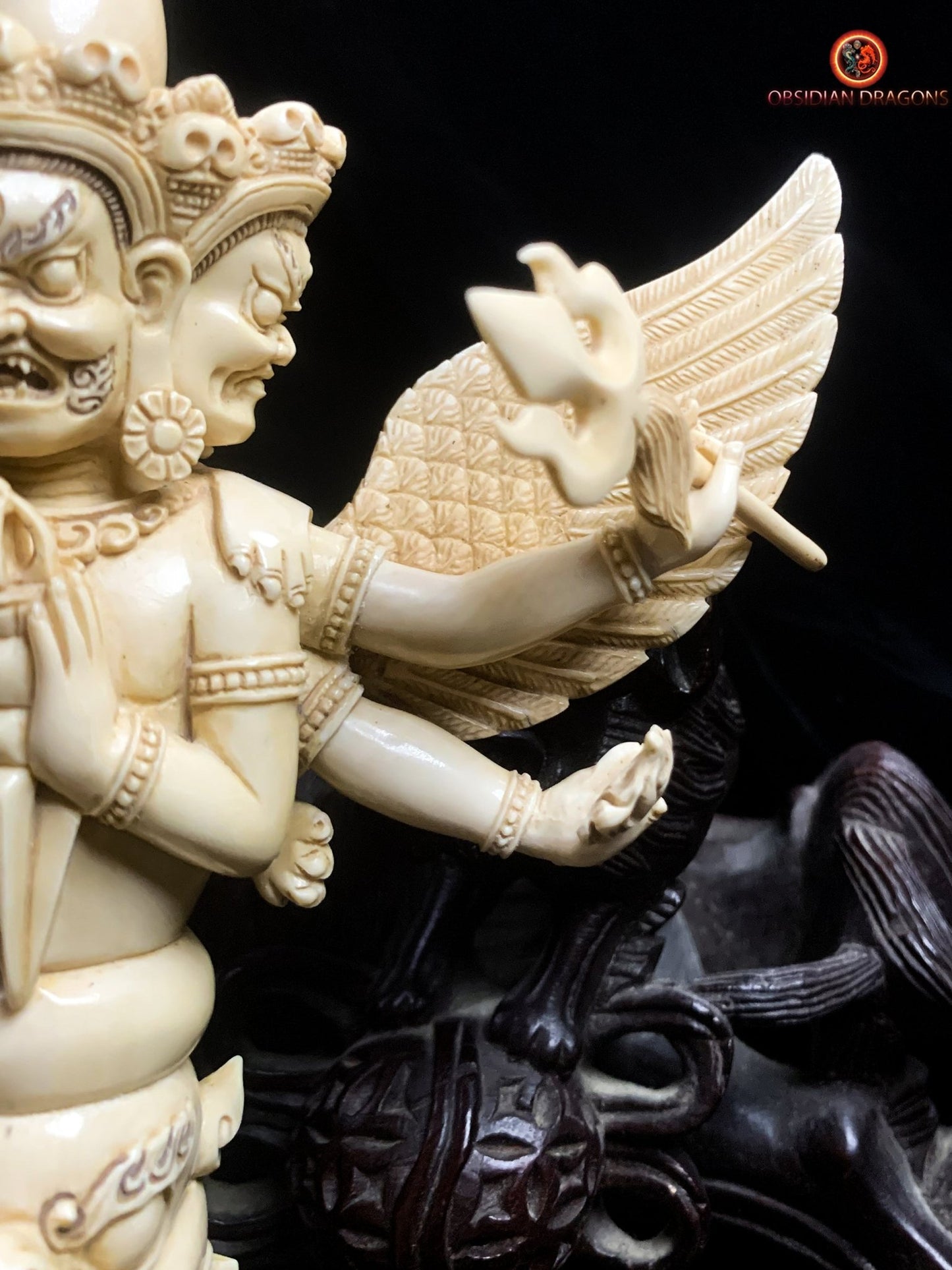 Phurba Rare en Ivoire de Mammouth- Artisanat exceptionnel