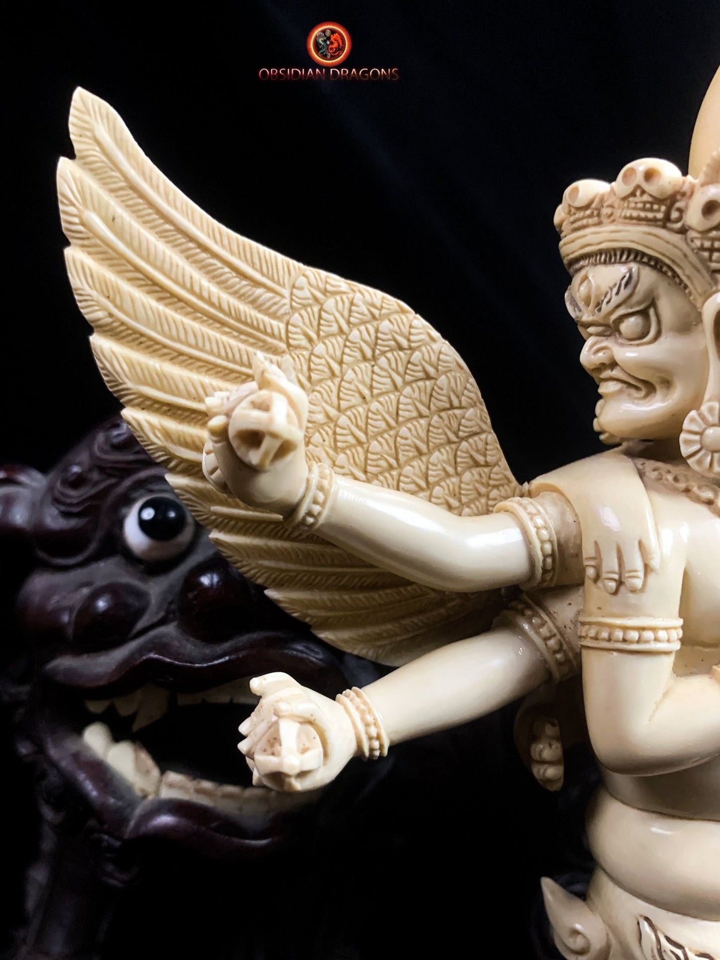 Phurba Rare en Ivoire de Mammouth- Artisanat exceptionnel